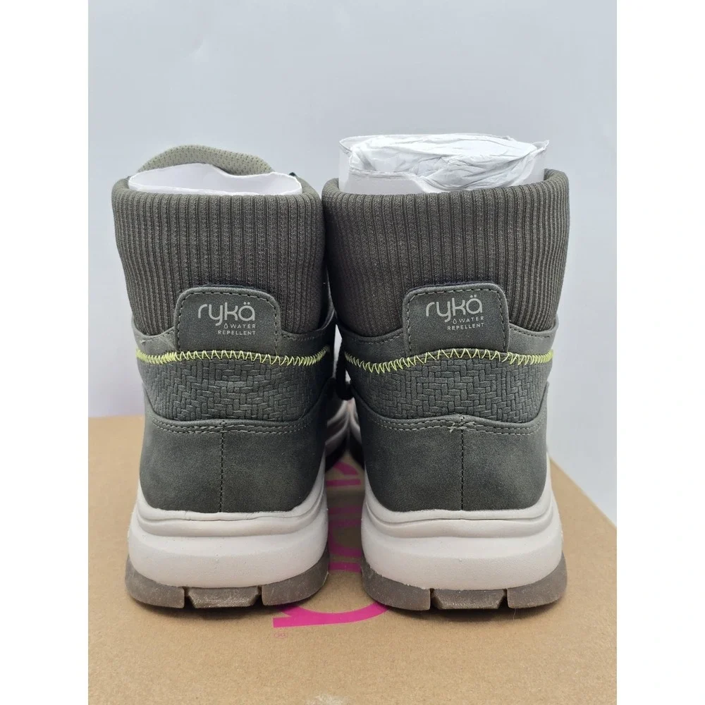 Ryka Women's Brae 2 Water‎ Resistant Snow Boot Alpine Green Sz 6 M